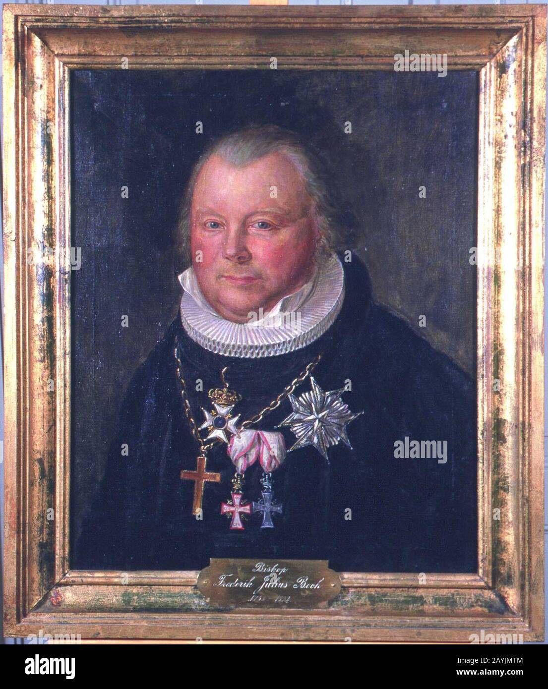 Frederik Julius Bech av August Eiebakke, Eidsvoll 1814, EM.00682. Stock Photo