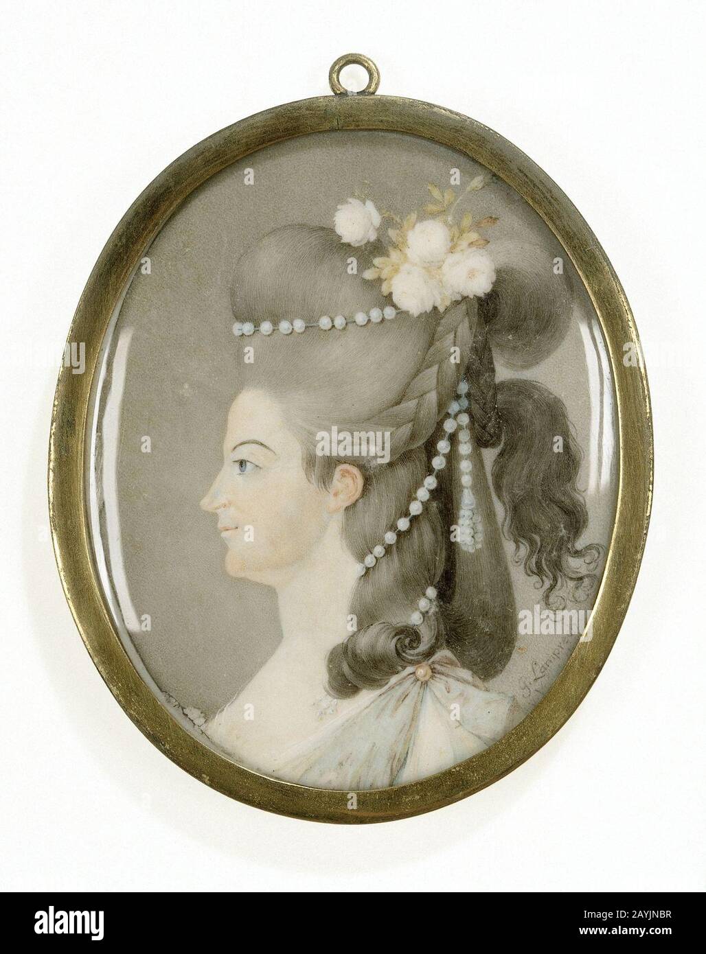 Frederika Sophia Wilhelmina (1751-1820), prinses van Pruisen. Echtgenote van prins Willem V Stock Photo
