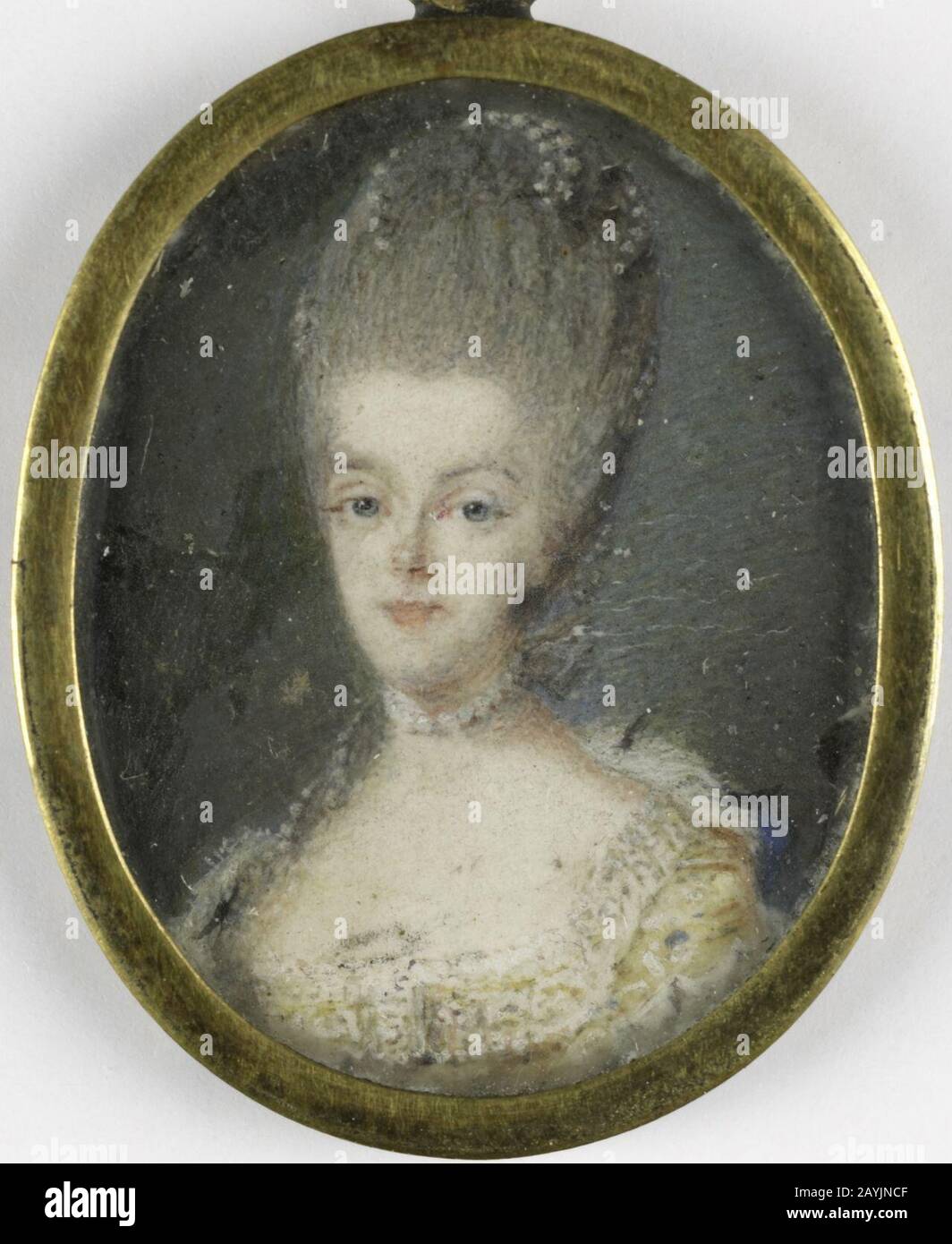Frederika Sophia Wilhelmina (Wilhelmina; 1751-1820), prinses van Pruisen. Echtgenote van Willem V Stock Photo
