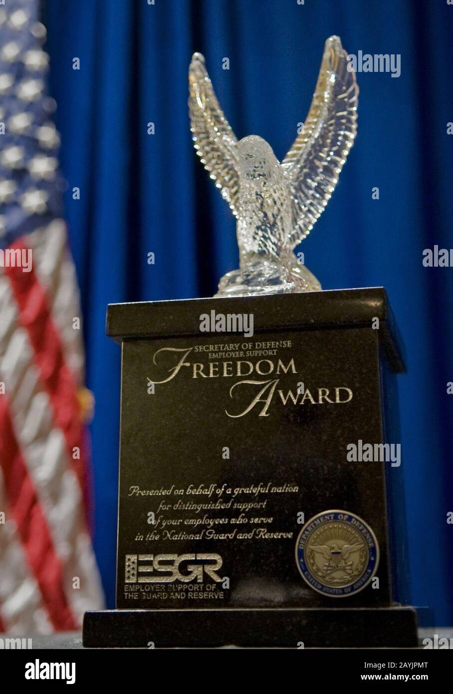 Freedom Award Statue 02 Stock Photo Alamy