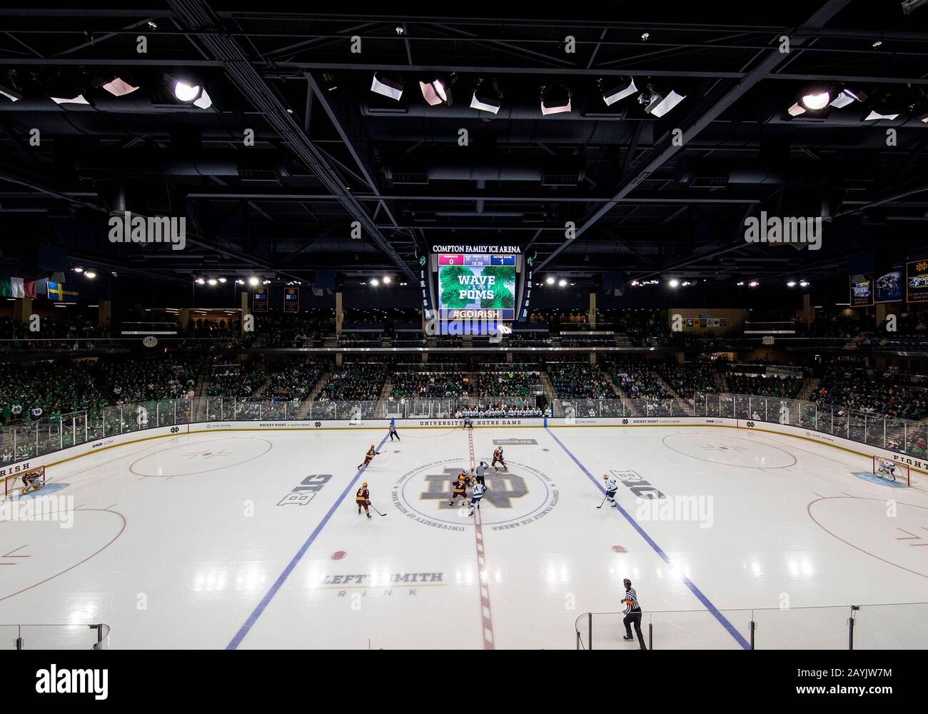 South Bend, Indiana, USA. 15th Feb, 2020. A general view during NCAA