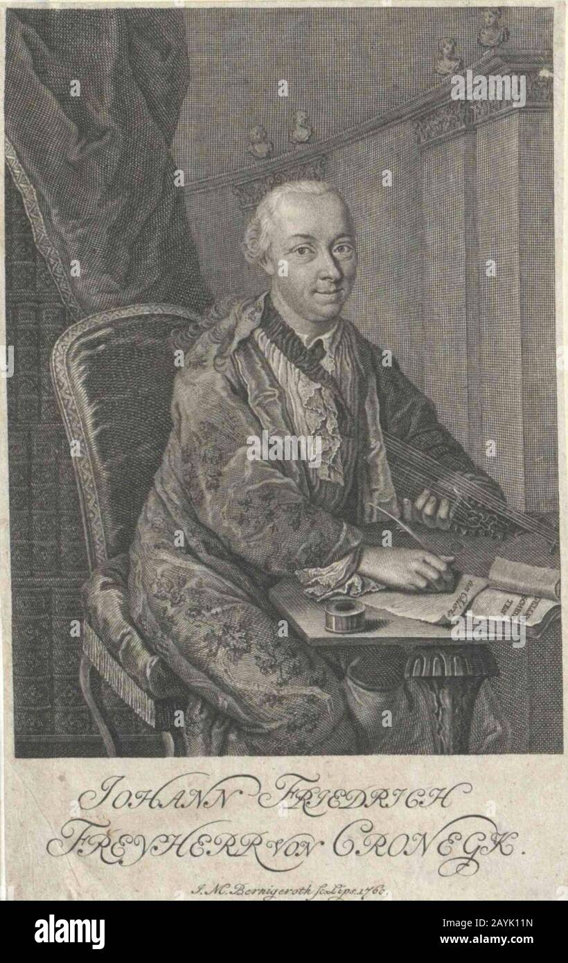 Johann Friedrich Freiherr von Cronegk Stock Photo Alamy