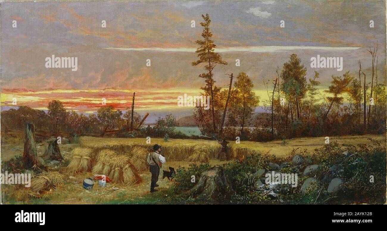 John Arthur Fraser A Shot In The Dawn Lake Scugog Stock Photo Alamy