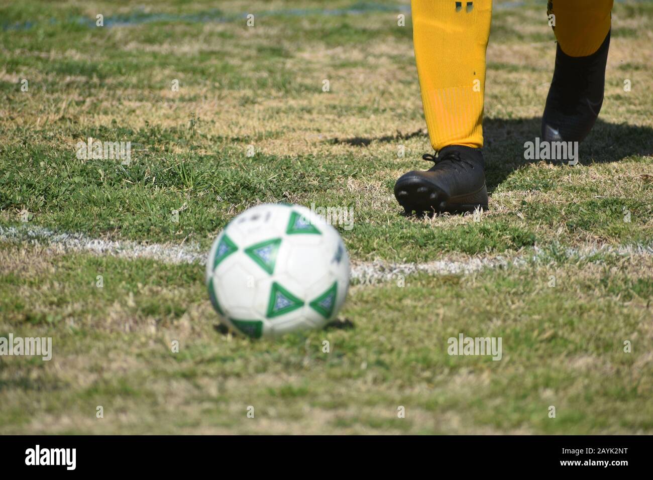 Footwork in Soccer Stock Photo Alamy