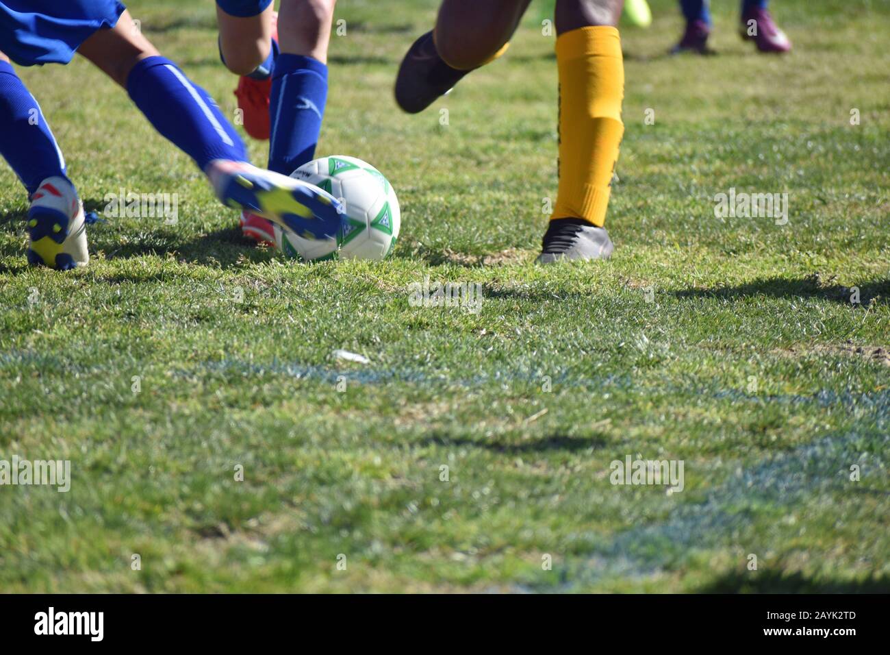 Footwork in Soccer Stock Photo Alamy