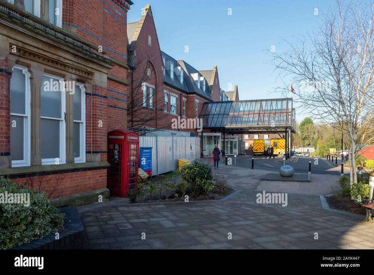 Accident and Emergency units at Wigan NHS Trust hospital Stock Photo