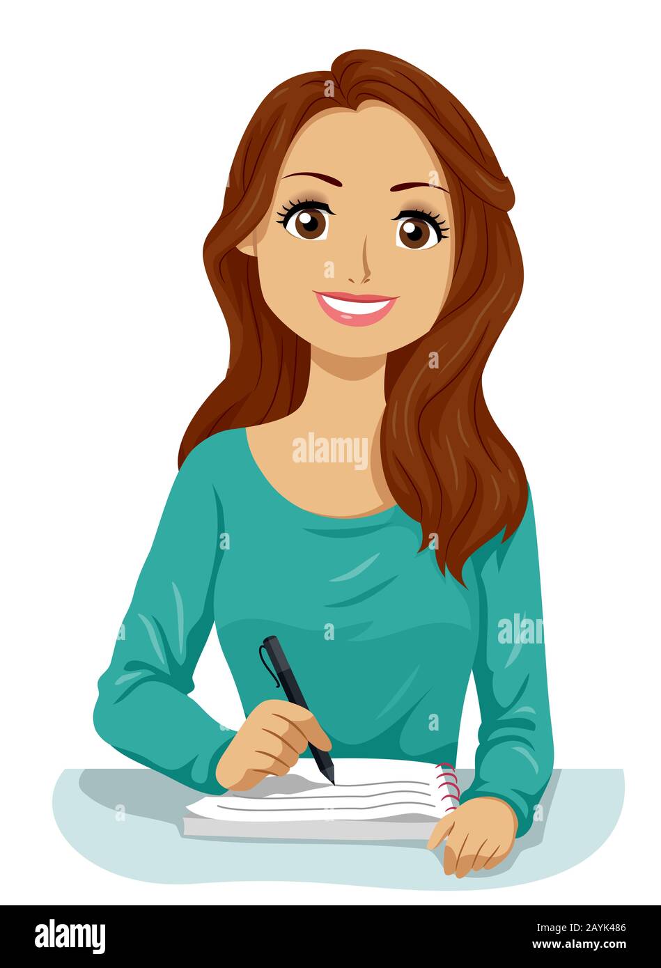 person studying cartoon