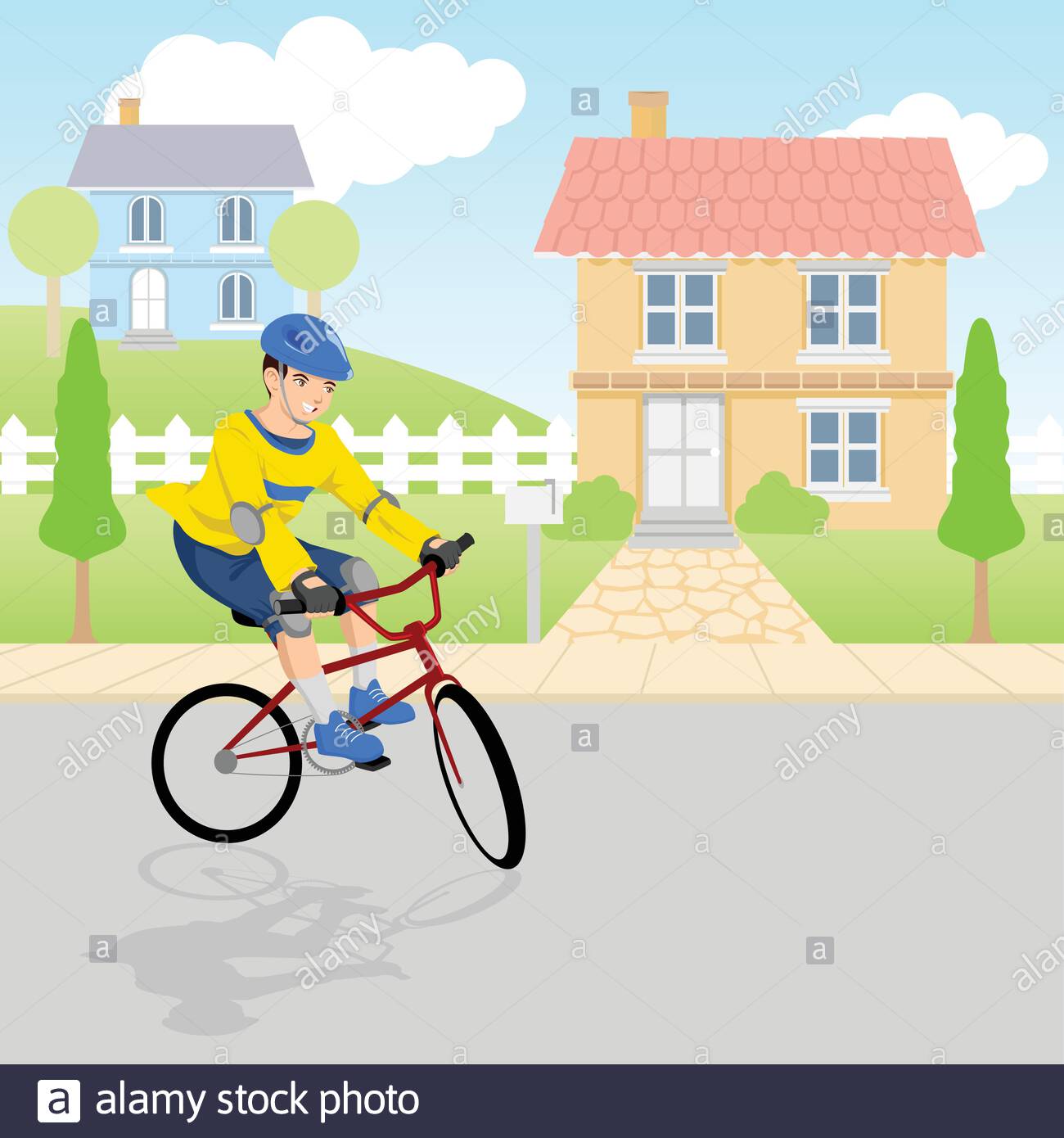 Neighborhood Cartoon High Resolution Stock Photography And Images Alamy