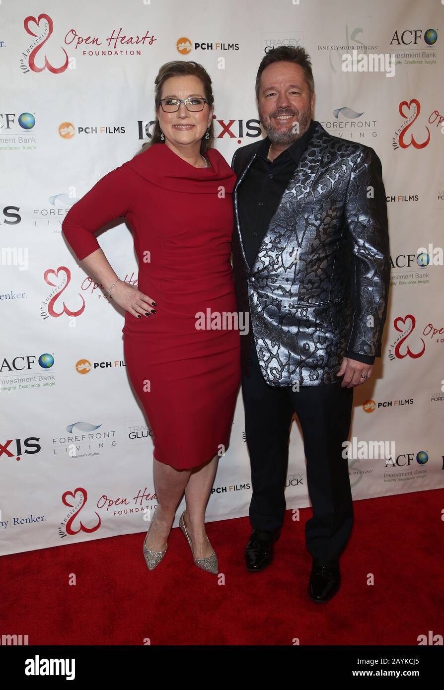 Los Angeles, USA. 15th Feb, 2020. Angie Fiore, Terry Fator, at Jane