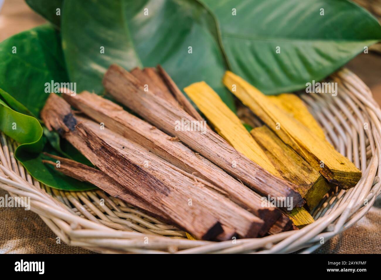 Ecofriendly organic natural dyes bark wooden raw material for local