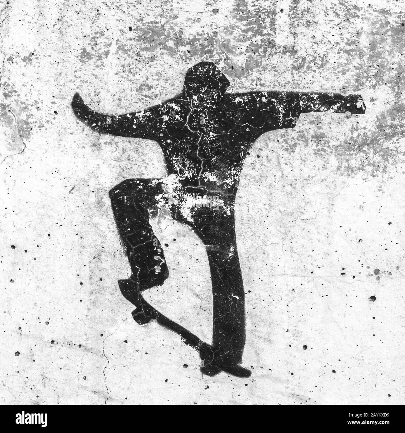 HD wallpaper skateboard on graffiti wall skateboard leaning on the wall  urban  Wallpaper Flare