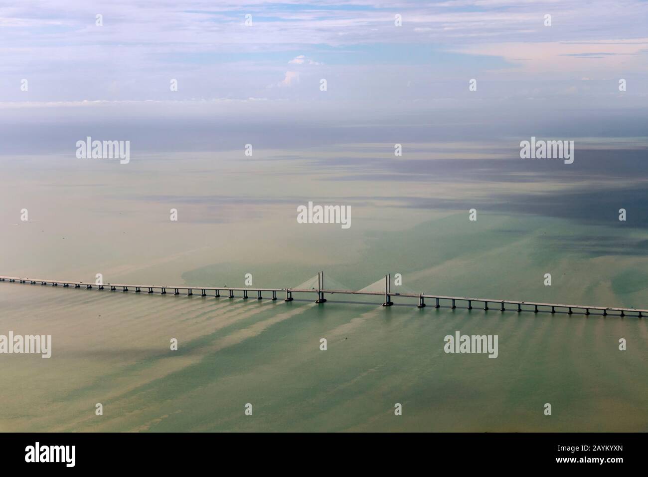 Aerial view Penang Bridge 2 Penang Malaysia Stock Photo Alamy