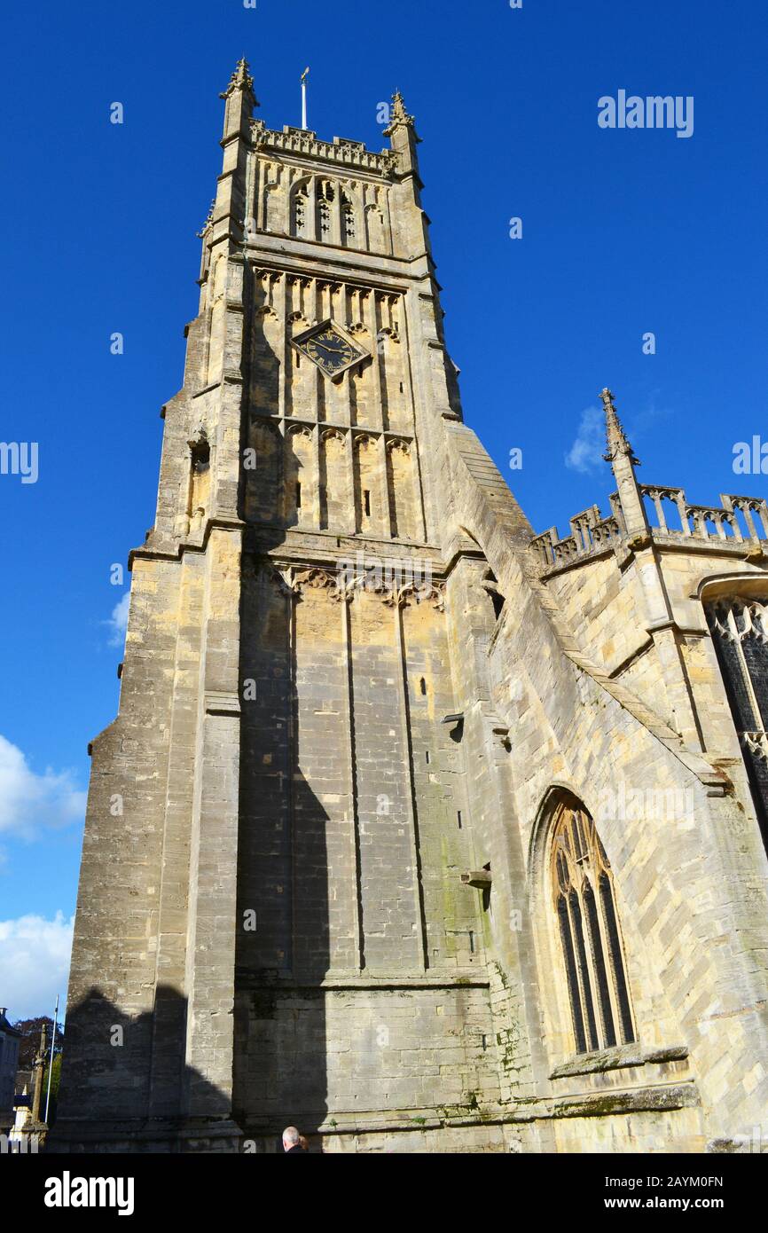 Parish Church of St John the Baptist, Cirencester, Gloucestershire, UK Stock Photo