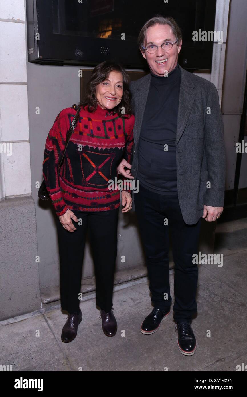 Opening Night For My Name Is Lucy Barton At The Samuel J Friedman Theatre Arrivals Featuring Georgiana Bischoff Richard Thomas Where New York New York United States When 16 Jan
