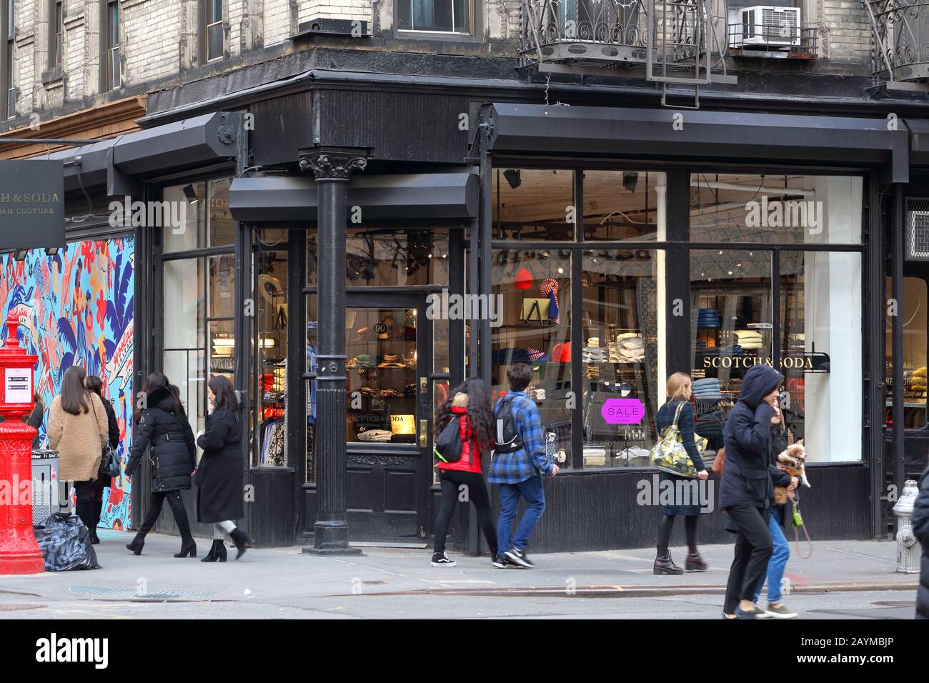 historical] Scotch & Soda, 90 Orchard St, New York. NYC storefront photo of  a clothing store in the Manhattan's Lower East Side Stock Photo - Alamy