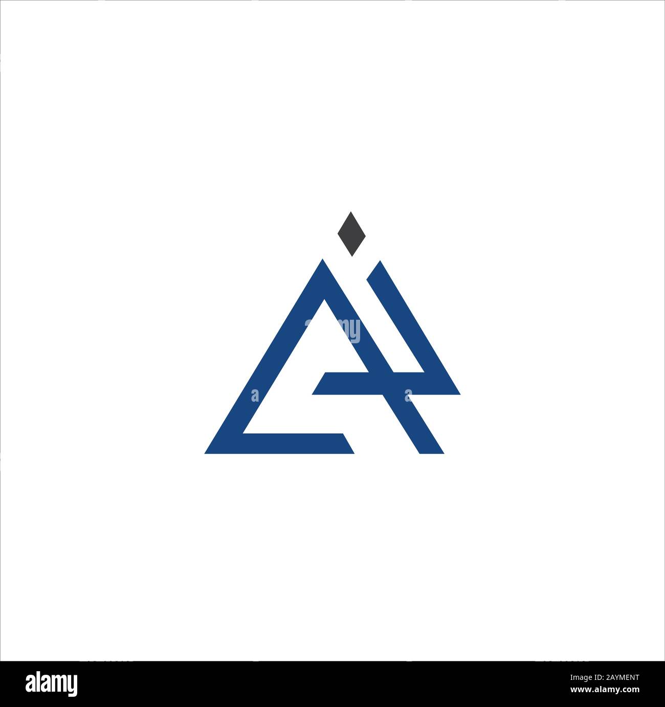 Initial letter ai or ia logo vector templates Stock Vector Image & Art ...
