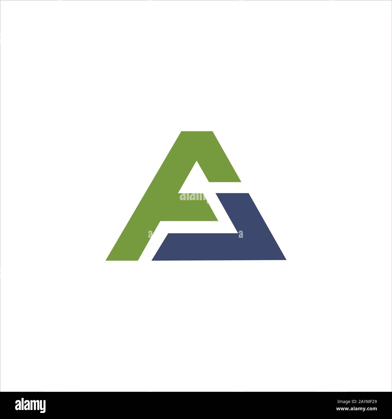 Initial letter af or fa logo design template Stock Vector Image & Art ...