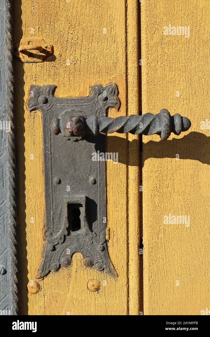 Door of an old church Stock Photo - Alamy