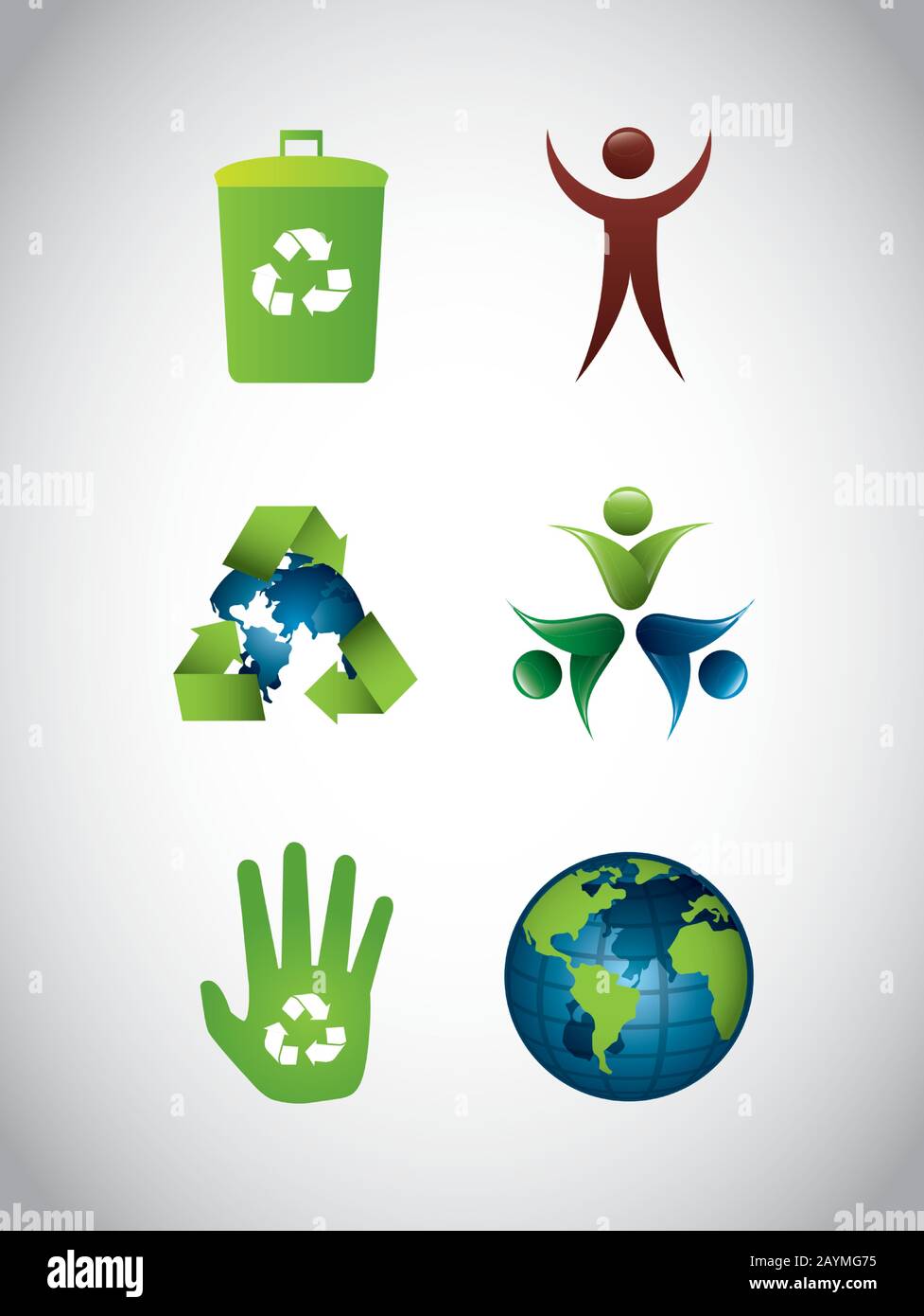 bundle of ecology set icons Stock Vector Image & Art - Alamy
