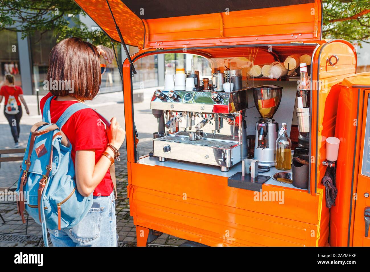 Cafe on wheels hi res stock photography and images Alamy