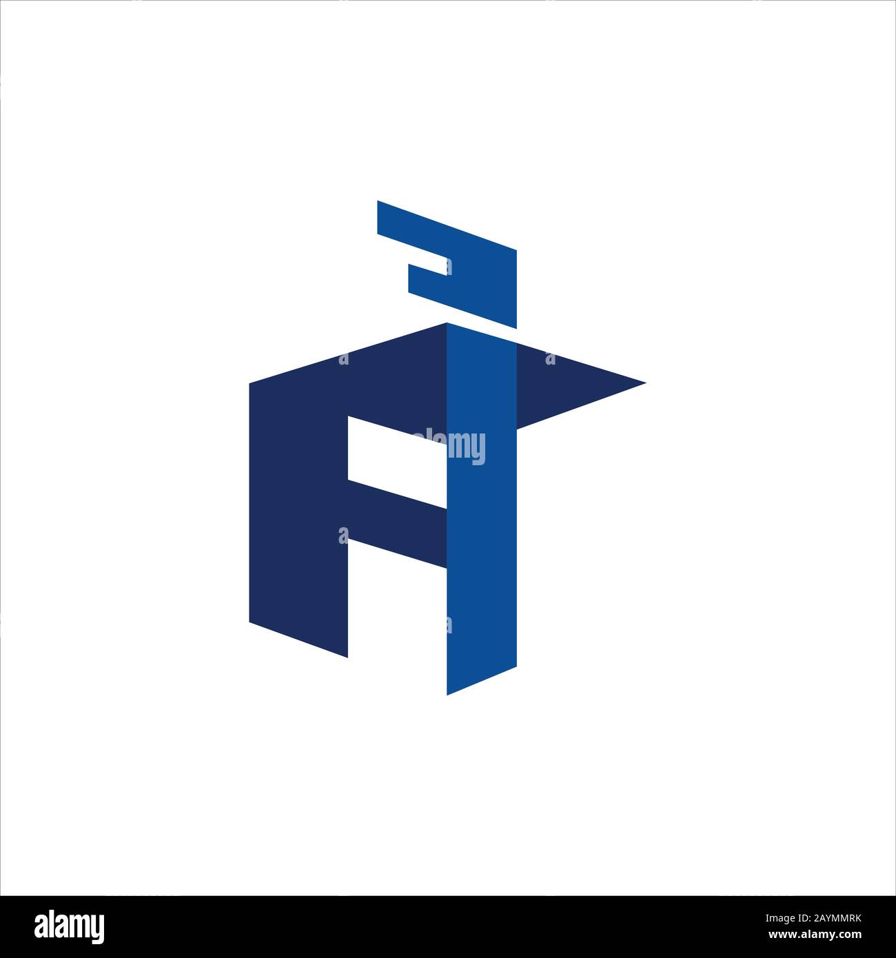 Initial letter af or fa logo design template Stock Vector Image & Art ...