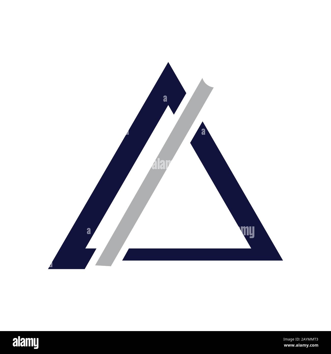 Initial letter ai or ia logo vector design template Stock Vector