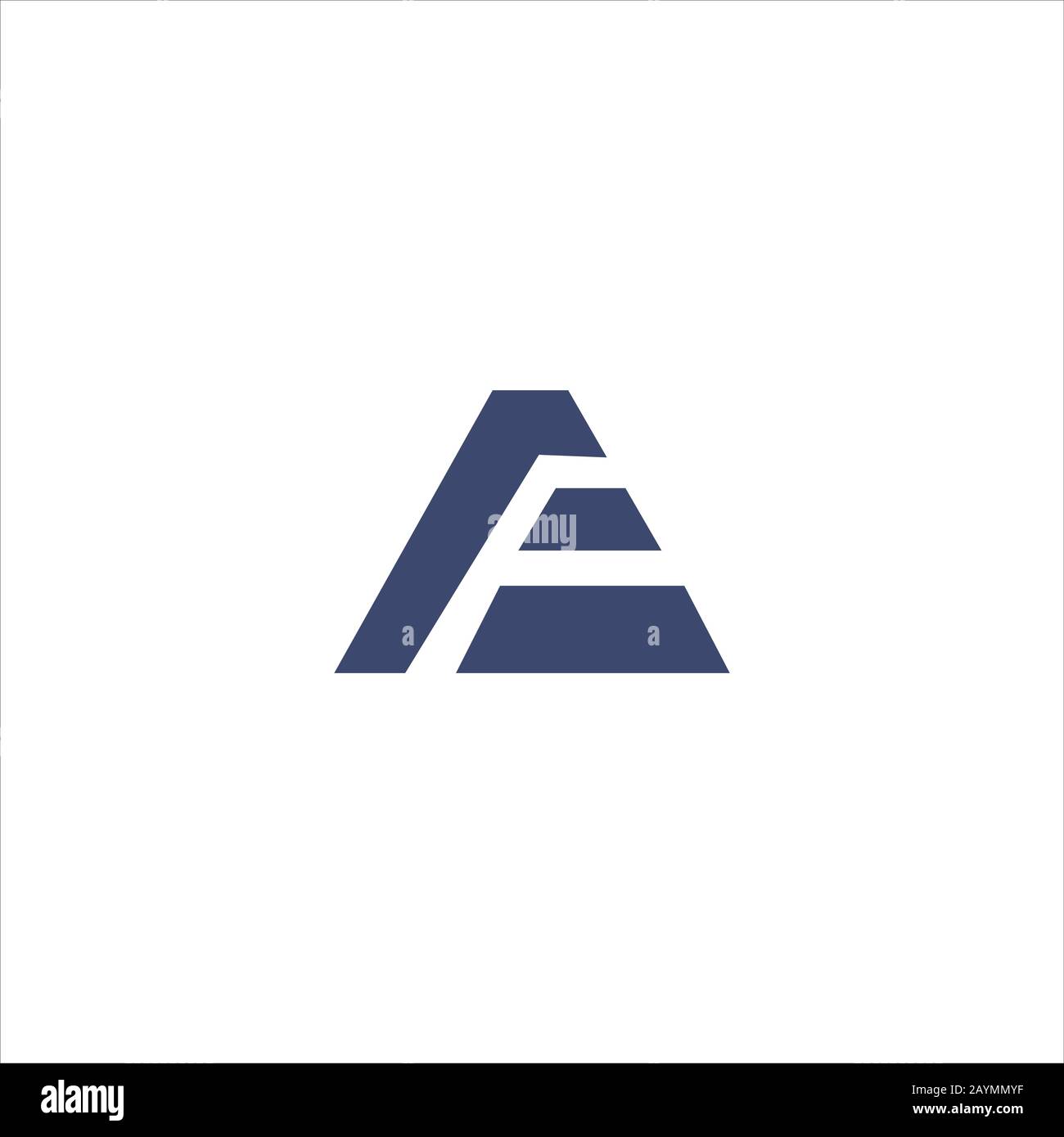Initial letter af or fa logo design template Stock Vector Image & Art ...