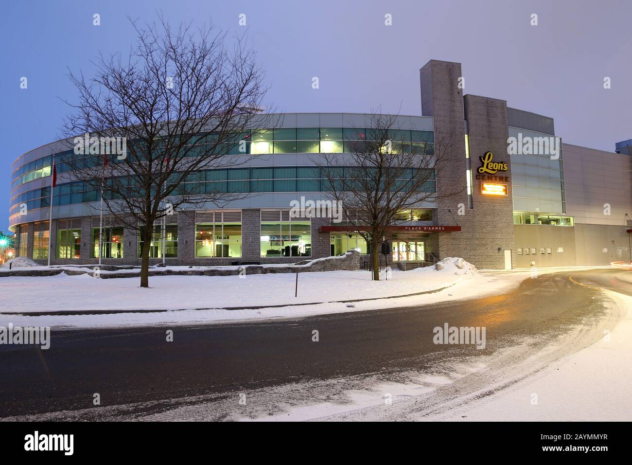 Leon's Centre Kingston Frontenacs Arena 2020 Stock Photo