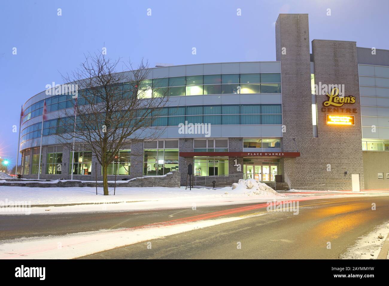 Leon's Centre Kingston Frontenacs Arena 2020 Stock Photo
