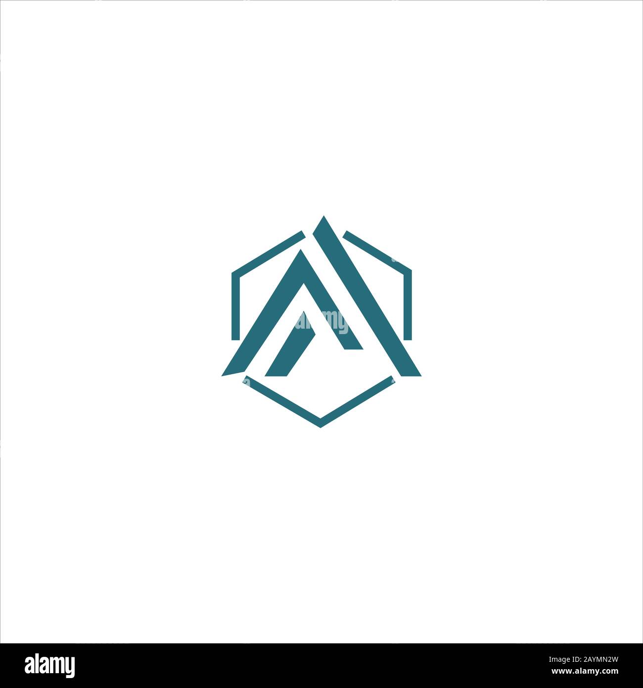 Initial letter af or fa logo design template Stock Vector Image & Art ...