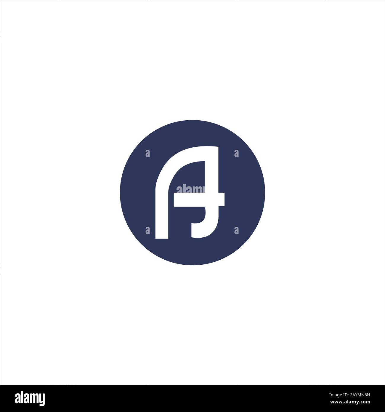 Initial letter af or fa logo design template Stock Vector Image & Art ...