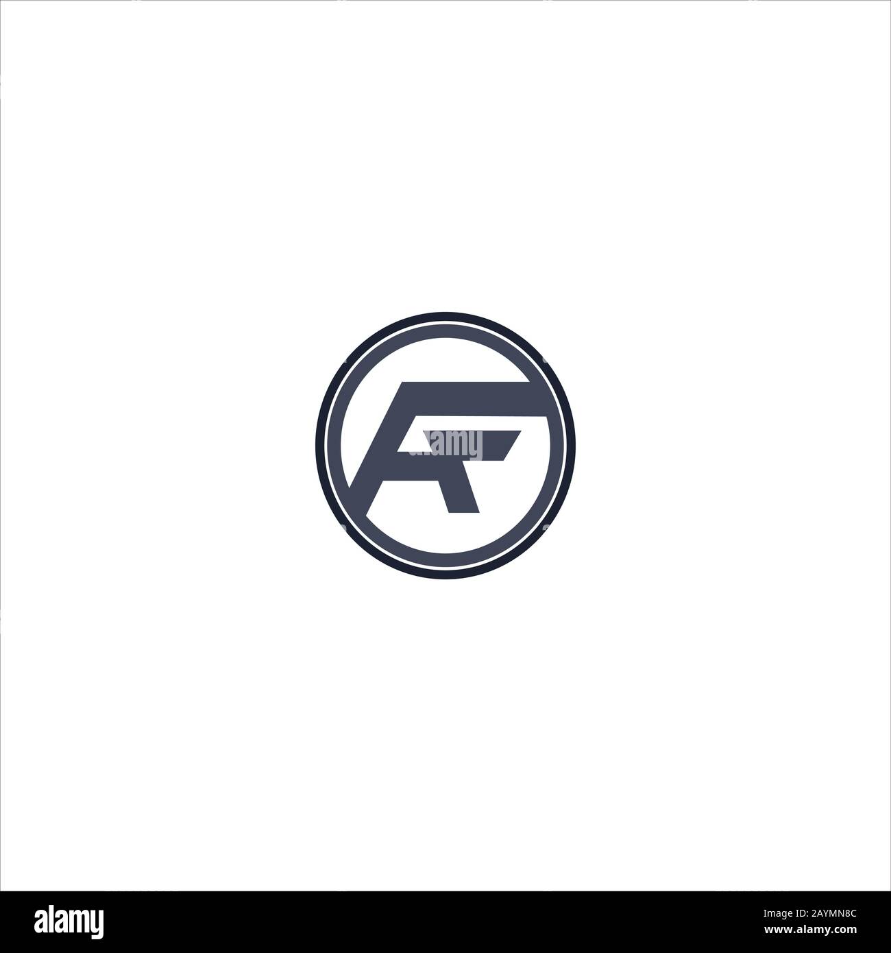Initial letter af or fa logo design template Stock Vector Image & Art ...