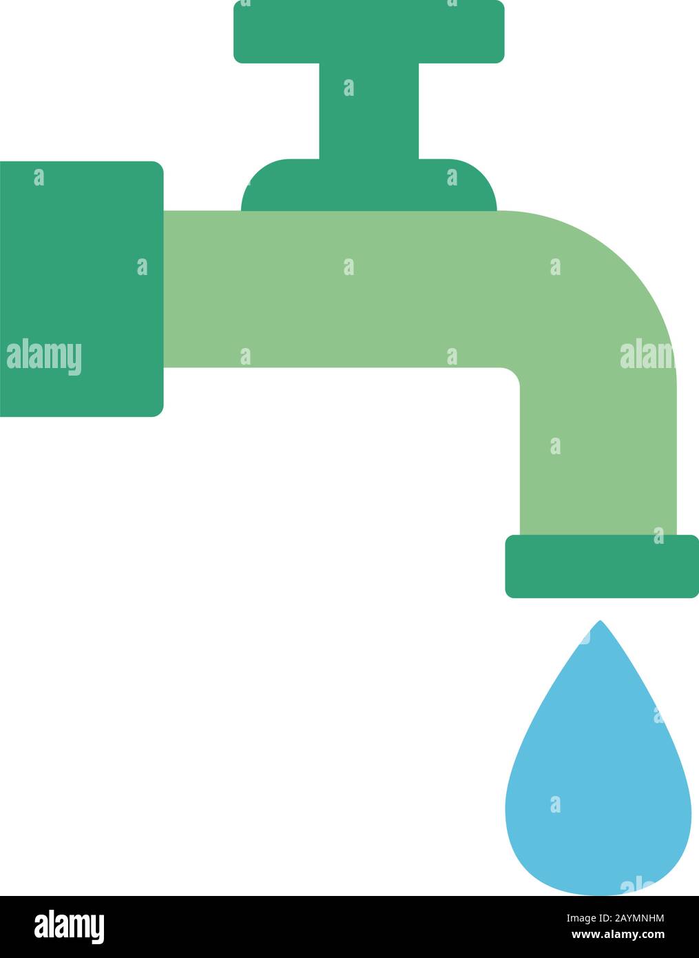 water tap with drop icon Stock Vector Image & Art - Alamy