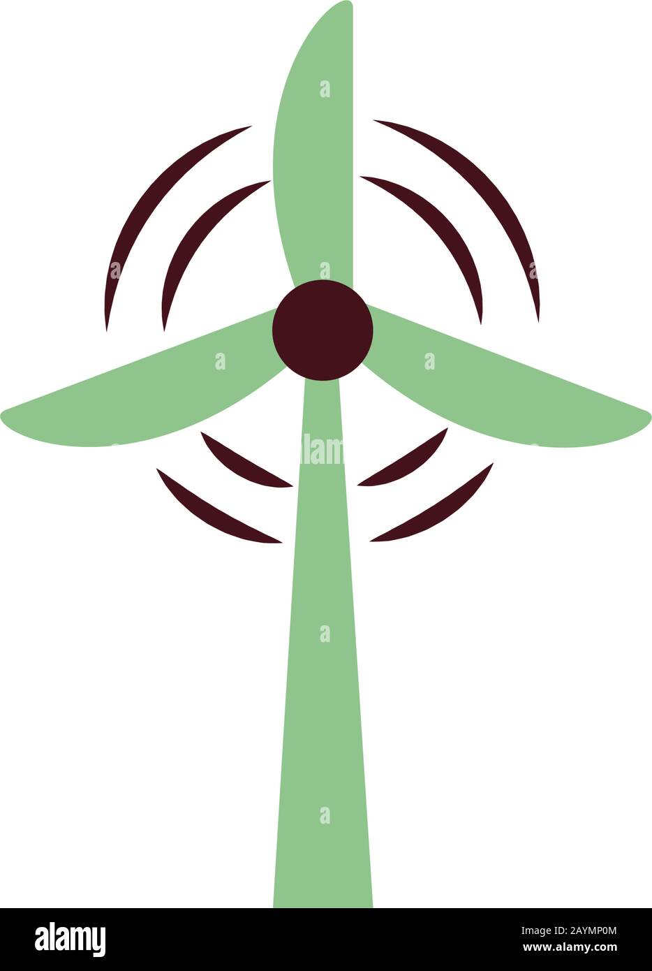 windmill energy environmental isolated icon Stock Vector Image & Art ...