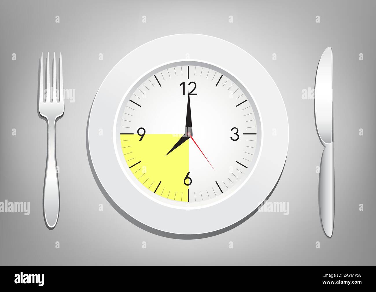 tablewares indicate time to supper Stock Vector Image & Art Alamy