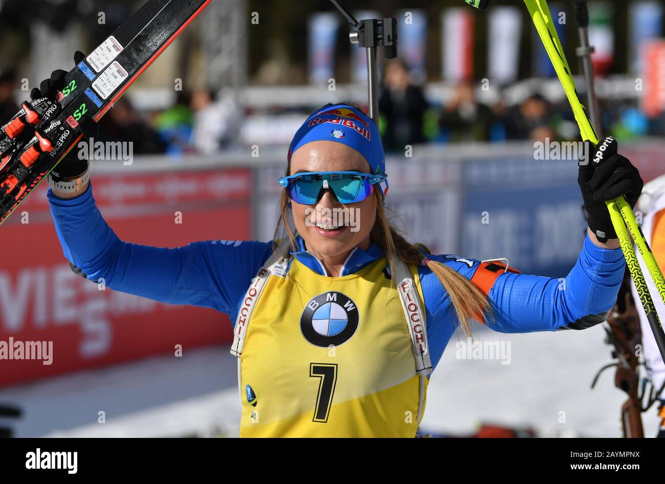 Antholz, Italy. 16th Feb, 2020. Biathlon World Championship, pursuit 10 km, women