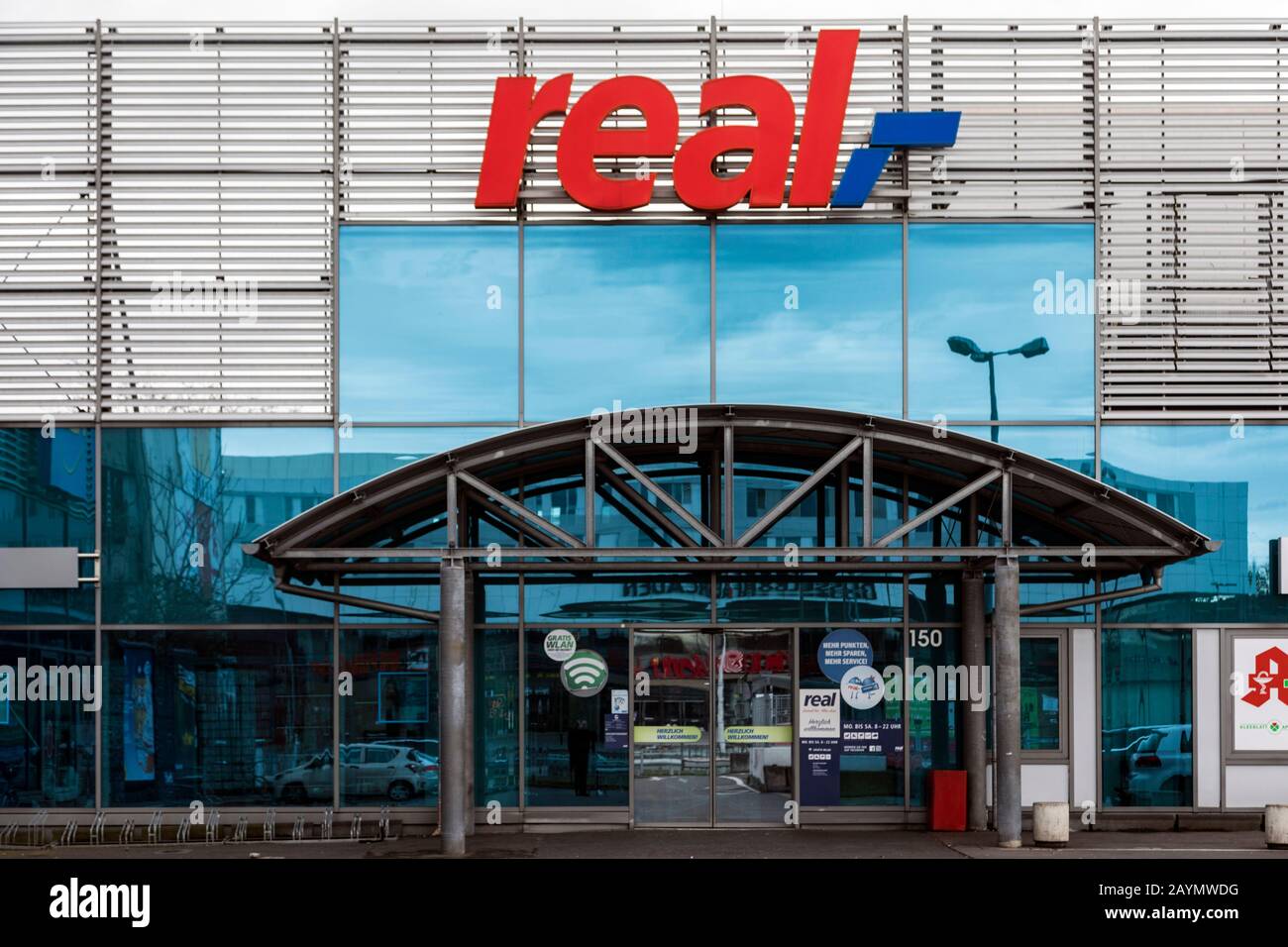 Real supermarket branch DusseldorfBilk Stock Photo Alamy