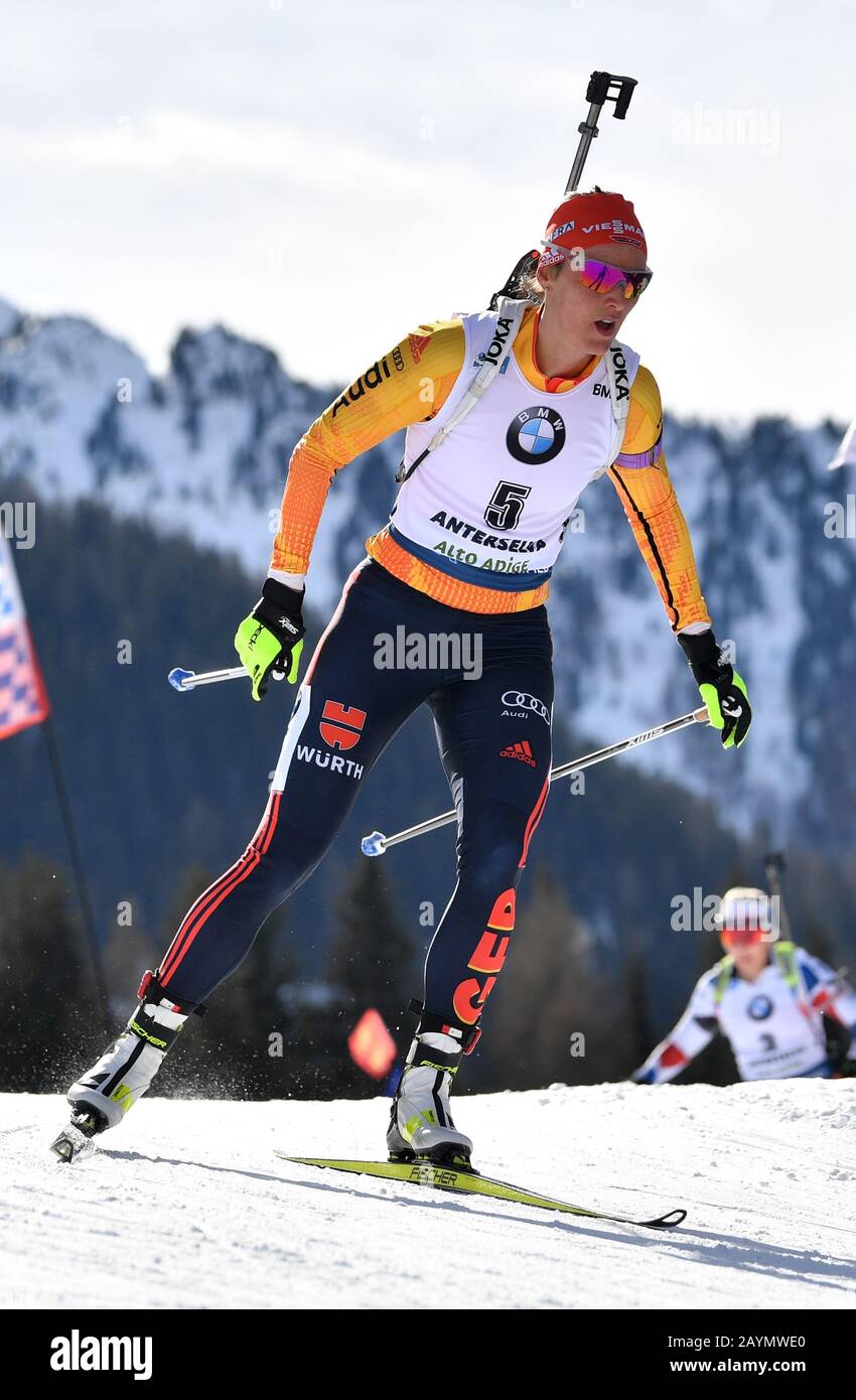 Antholz Italy 16th Feb 2020 Biathlon World Championship Pursuit 10 Km Women Denise Herrmann From Germany On The Track Credit Hendrik Schmidt Dpa Alamy Live News Stock Photo Alamy
