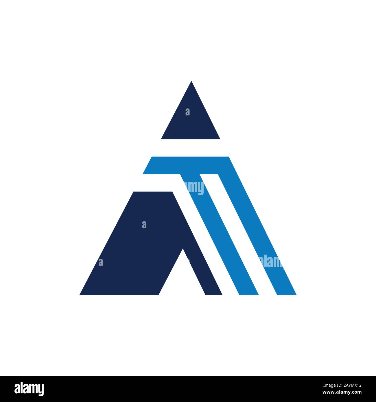 Initial letter af or fa logo design template Stock Vector Image & Art ...