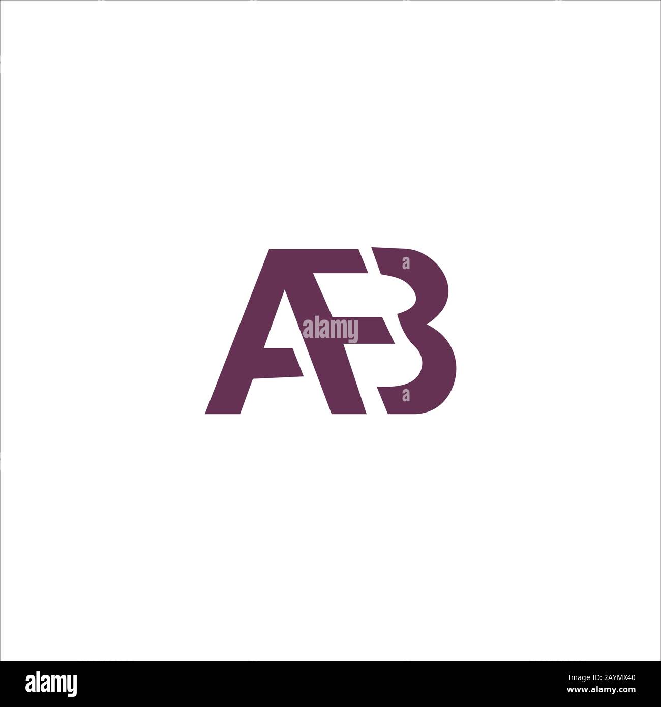 Initial letter af or fa logo design template Stock Vector Image & Art ...