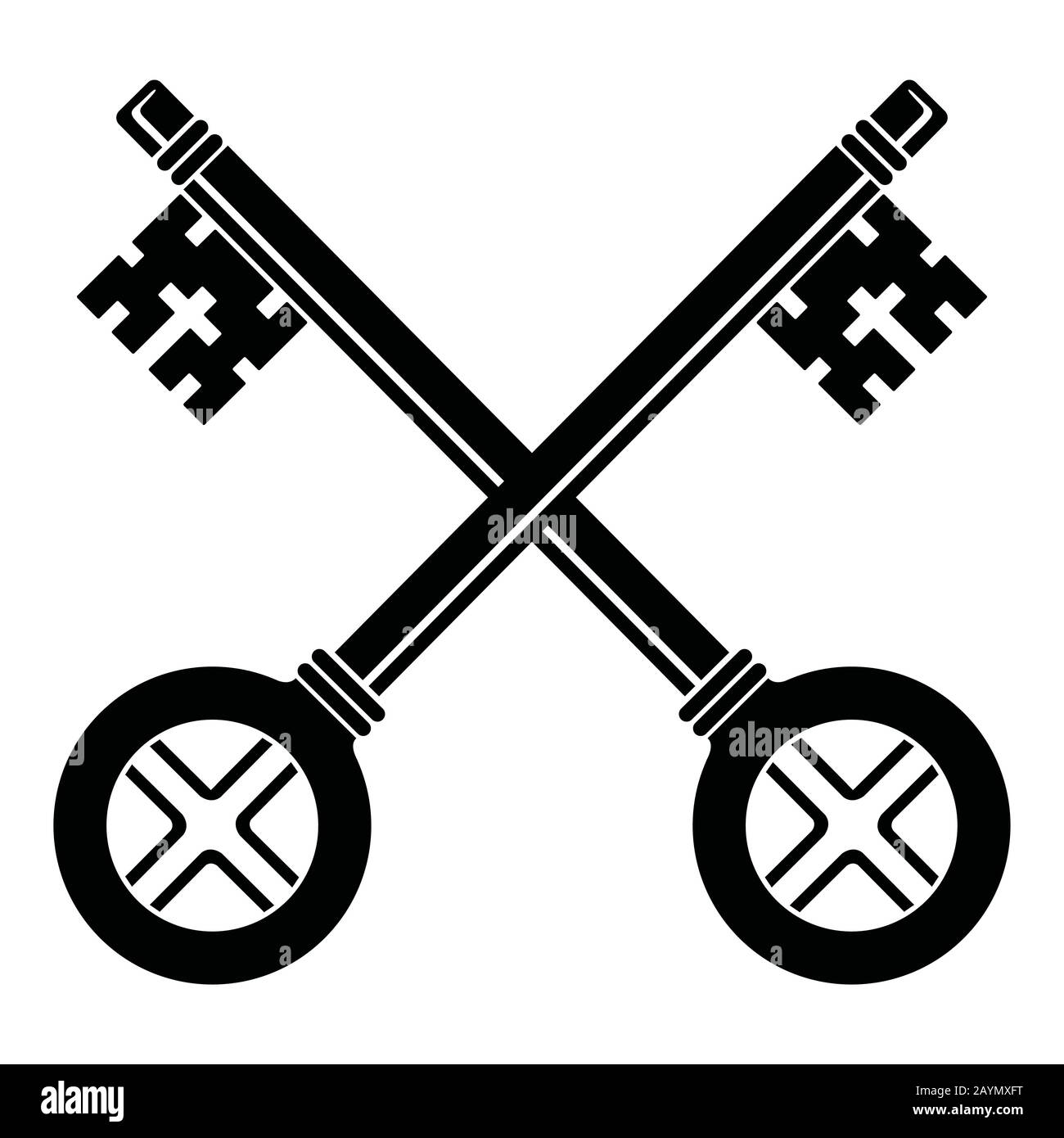 crossed keys illustration Stock Vector Image & Art Alamy
