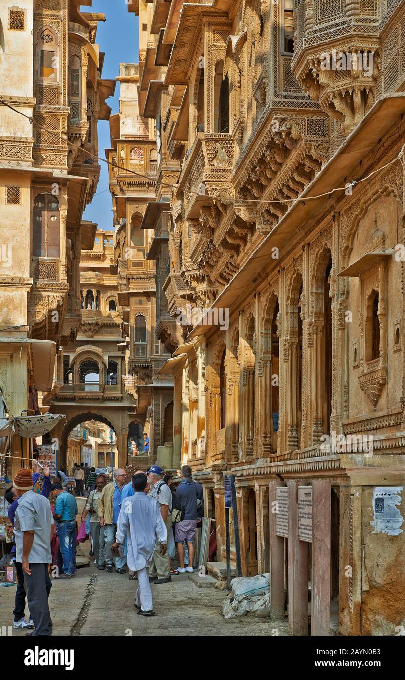 typical Haveli, Jaisalmer, Rajasthan, India Stock Photo Alamy