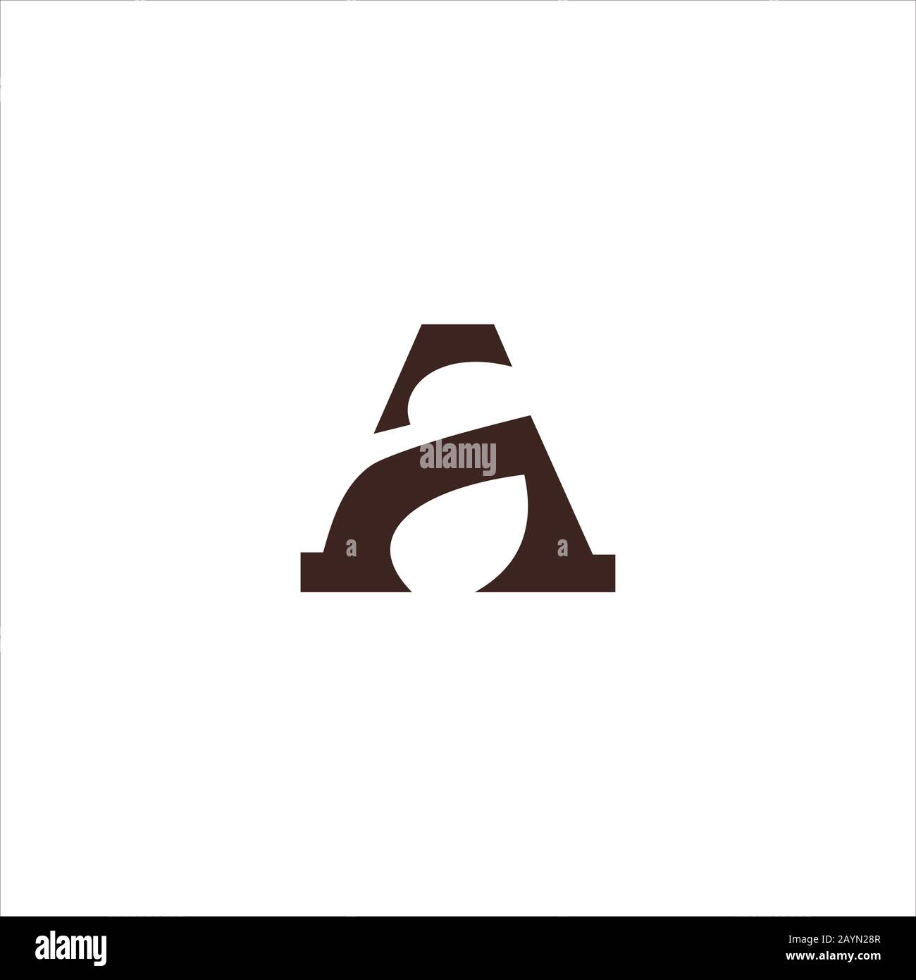 Initial letter af or fa logo design template Stock Vector Image & Art ...