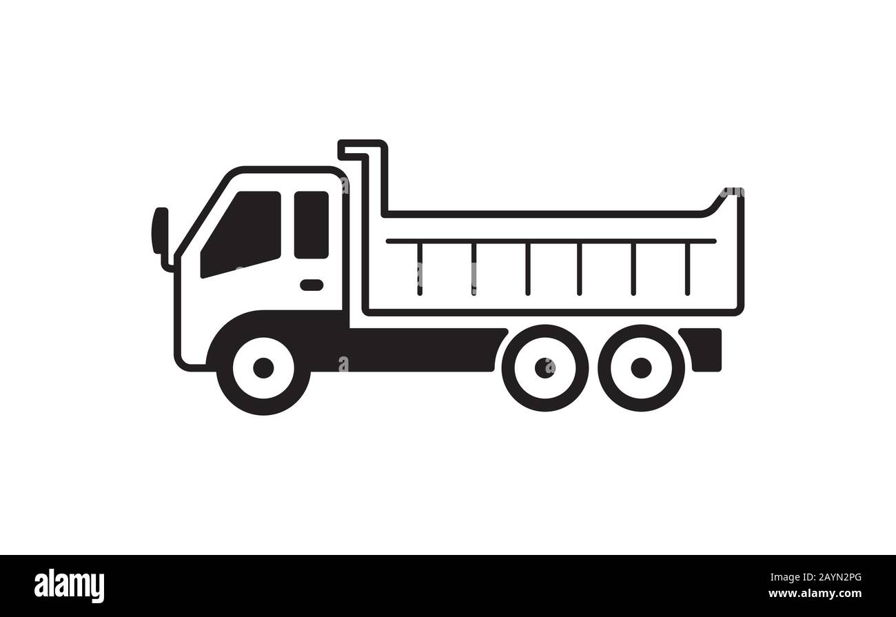 dump truck car vector illustration Stock Vector