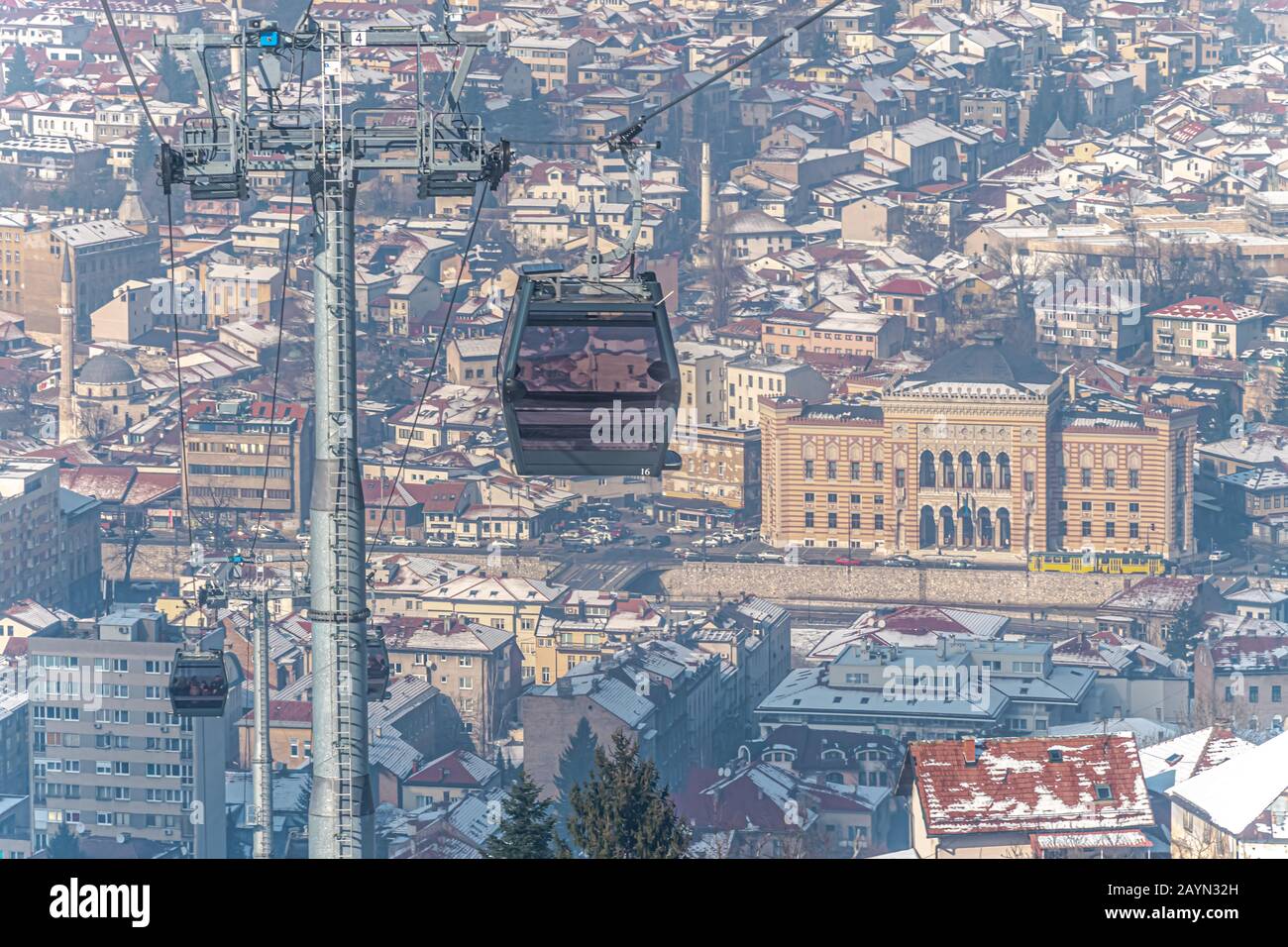 Sarajevo Cable Car Stock Photo Alamy