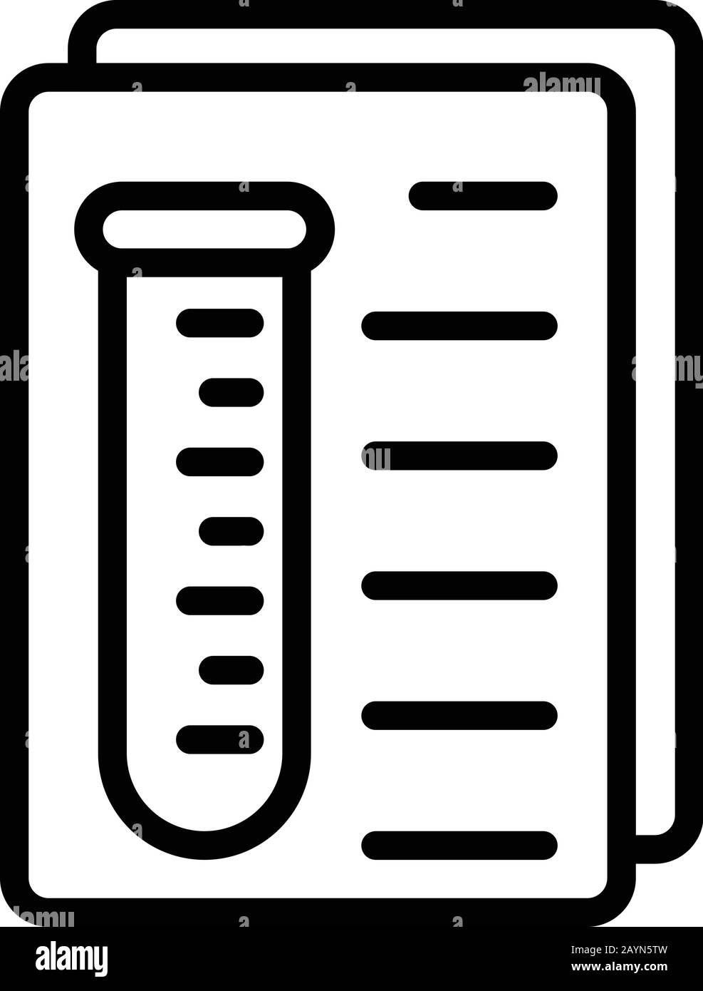 Laboratory test tube red Black and White Stock Photos & Images - Alamy