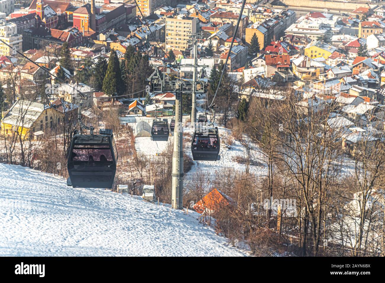 Sarajevo Cable Car Stock Photo Alamy