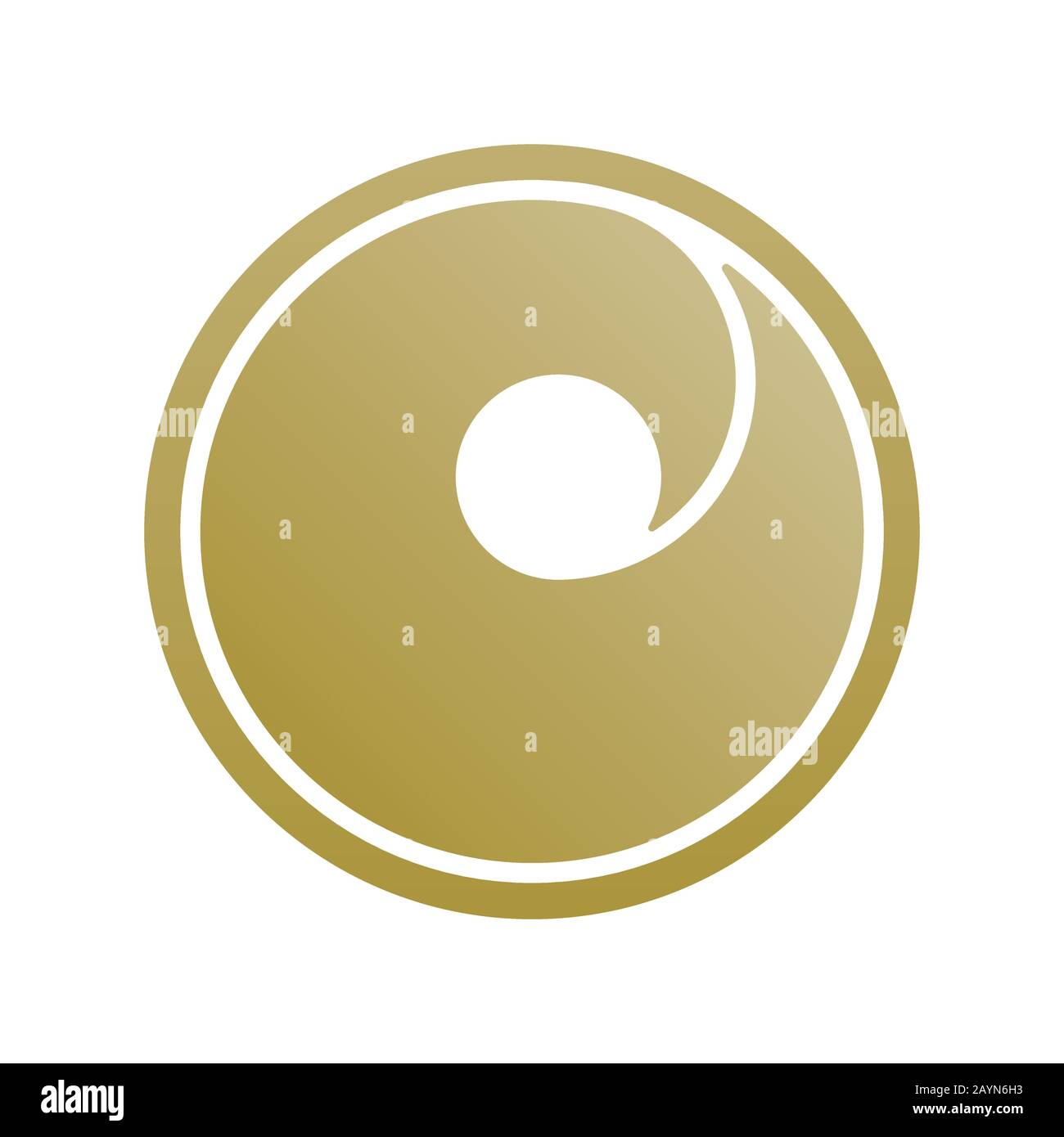 Japanese traditional mark (moon) Stock Vector