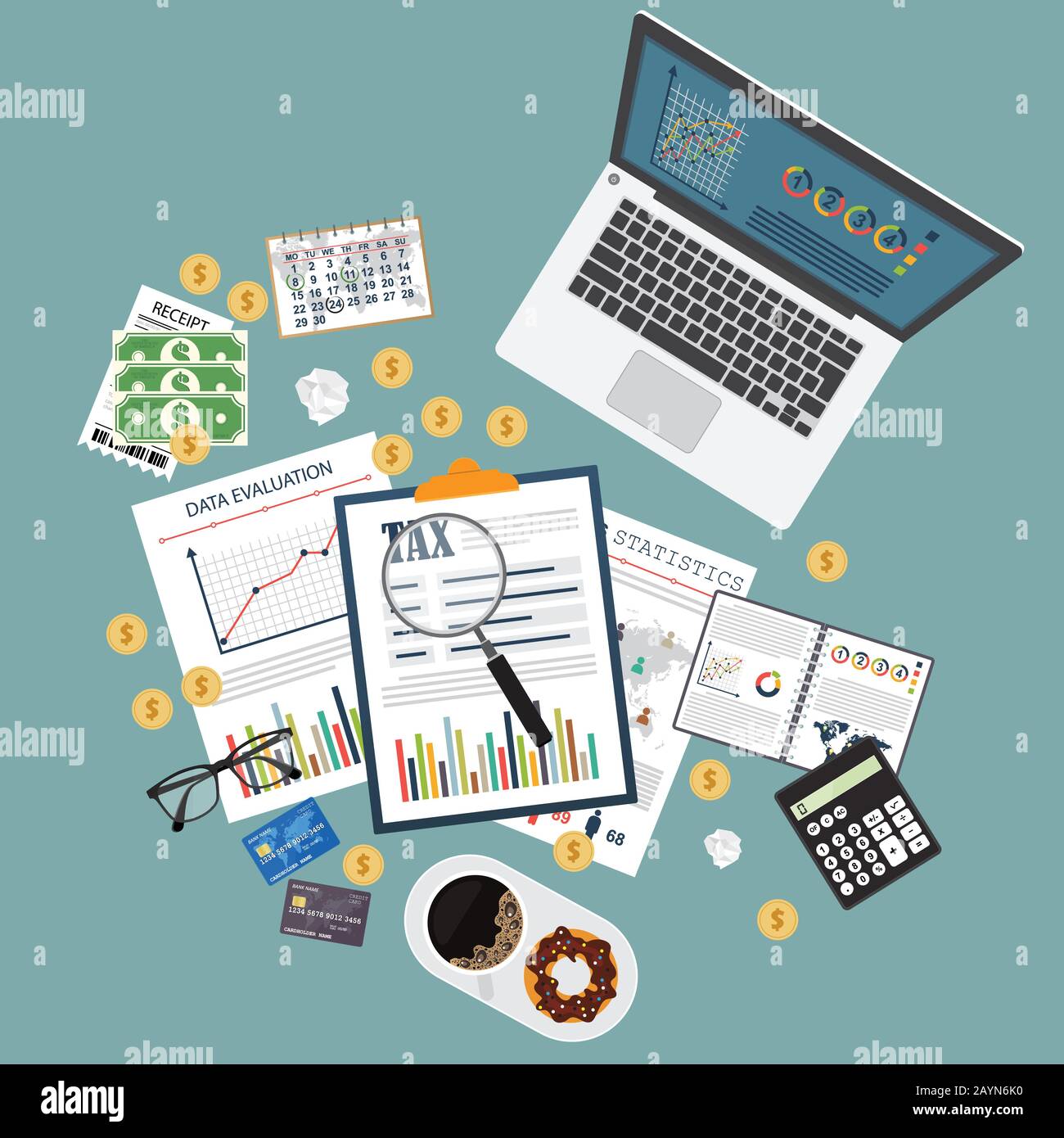 Auditor meeting Stock Vector Images - Alamy