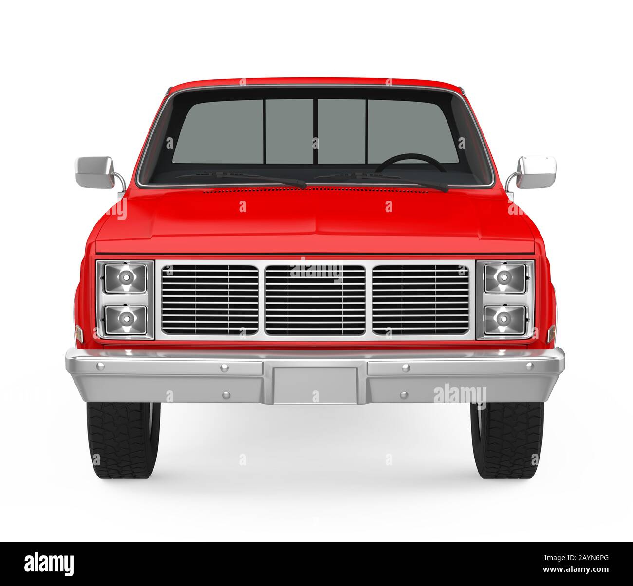Vintage red pickup truck hi-res stock photography and images - Alamy